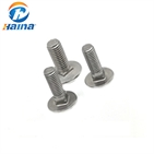 DIN603 Stainless Steel A2-70 A4-80 Pan Head Carriage Bolts
